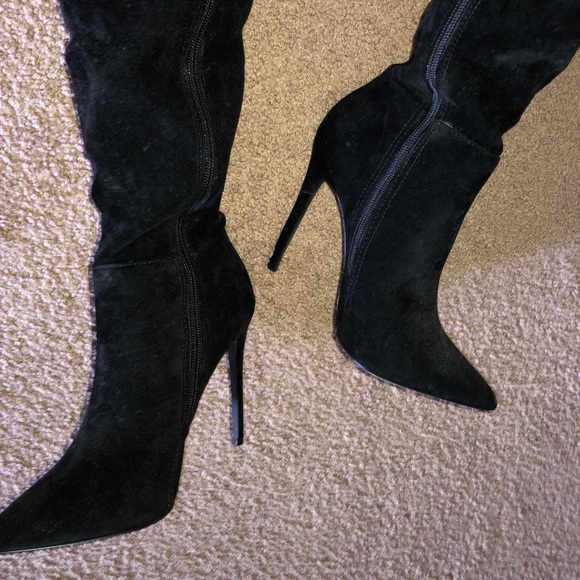 SEND AN OFFER Knee high heel boots - Picture 6 of 6